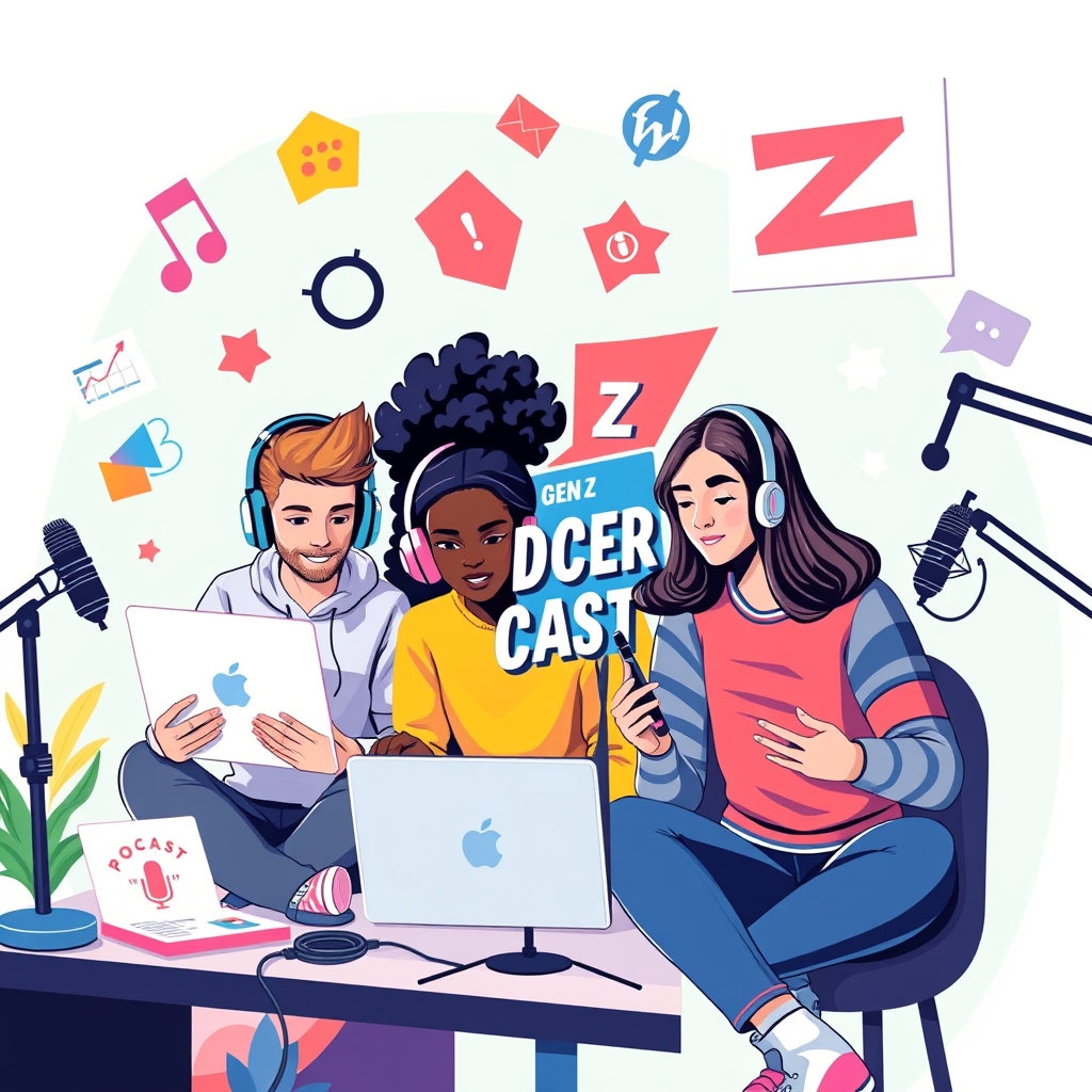Level Up Your Podcast: How to Start a Profitable Podcast Cover Art Business (Gen Z Guide)