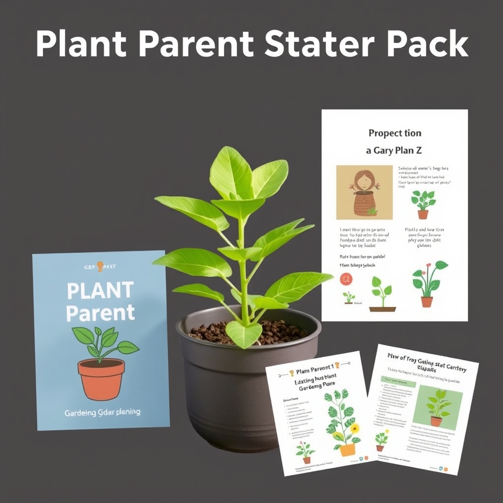 Plant Parent Starter Pack: How to Sell Printable Gardening Guides to Gen Z