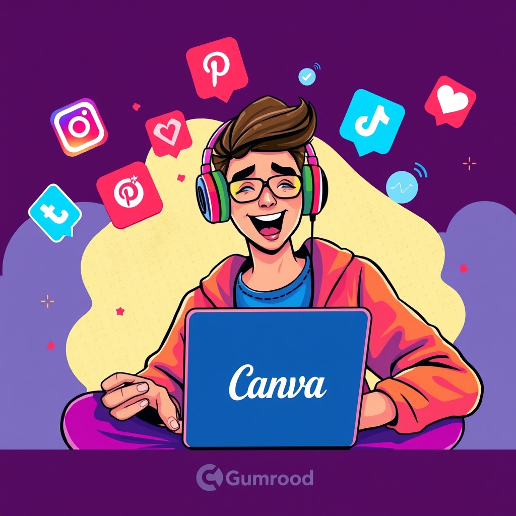 Side Hustle Alert: Turn Canva Skills into Cash with Gumroad Templates (Gen Z Guide)