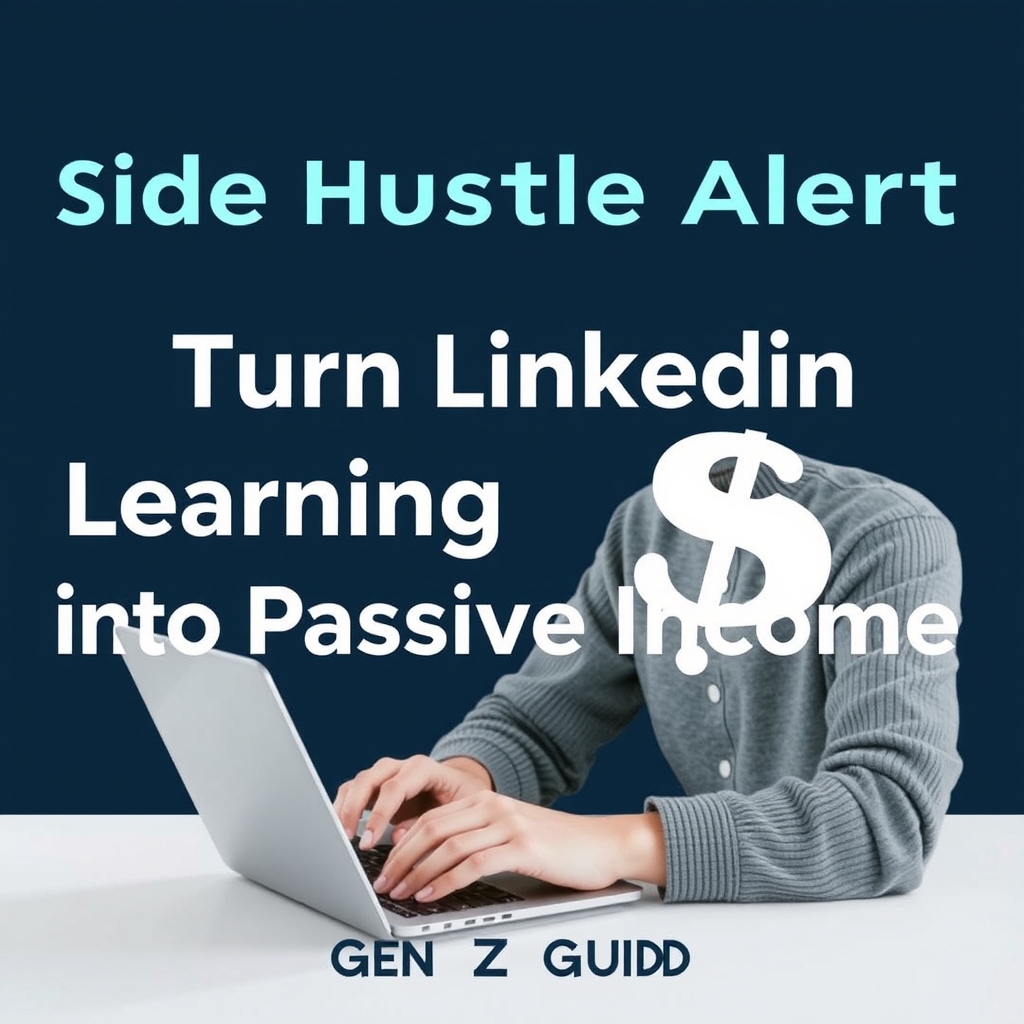 Side Hustle Alert: Turn LinkedIn Learning into Passive Income (Gen Z Guide)