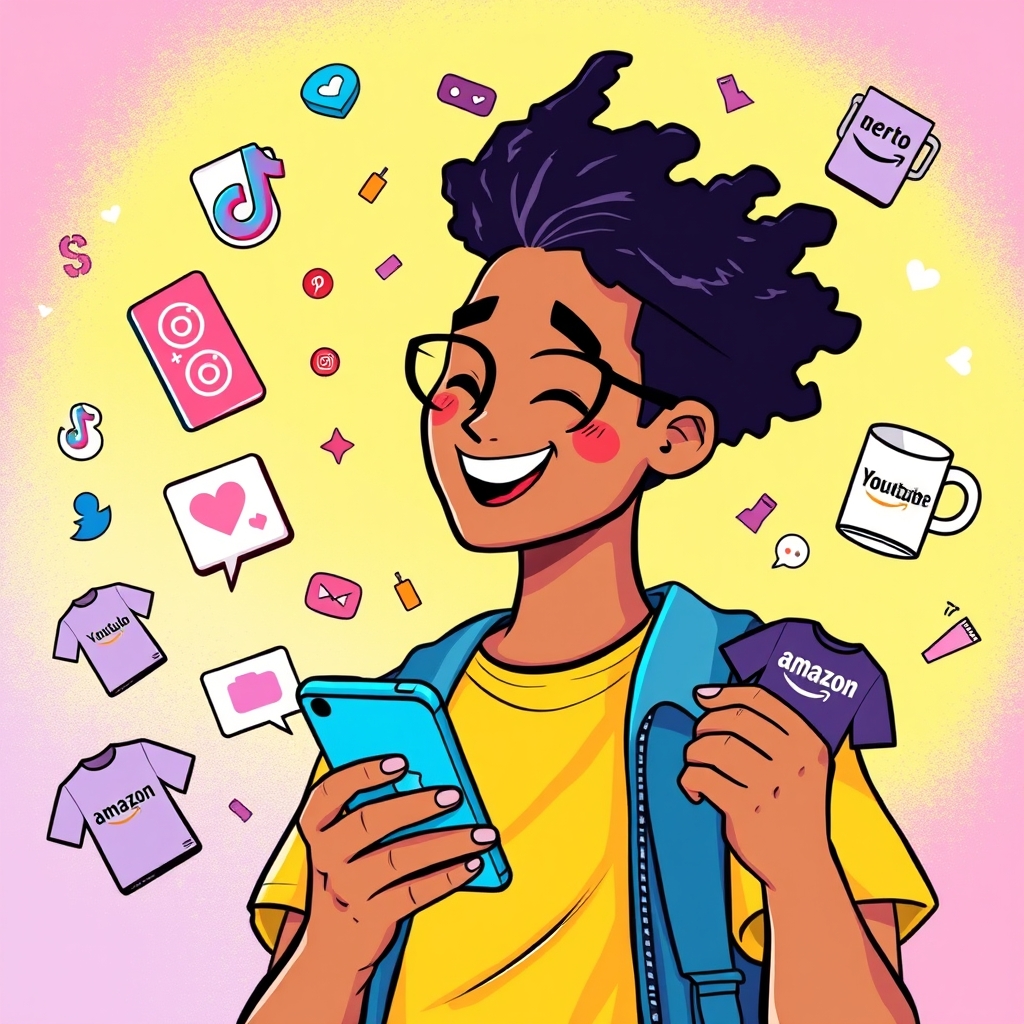 Side Hustle Alert: Turn Your Gen Z Aesthetic into Cash with Merch by Amazon (Affiliate Edition)